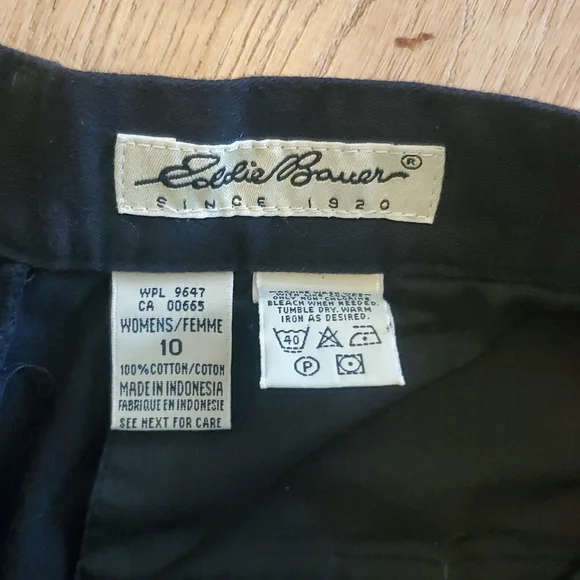 Eddie Bauer women's black shorts size 10 - Picture 5 of 13